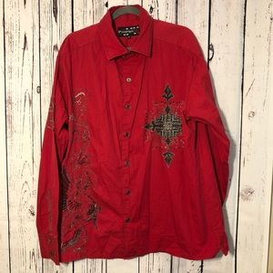 Royal Prestige Pd Mens  embroidery shirt XL